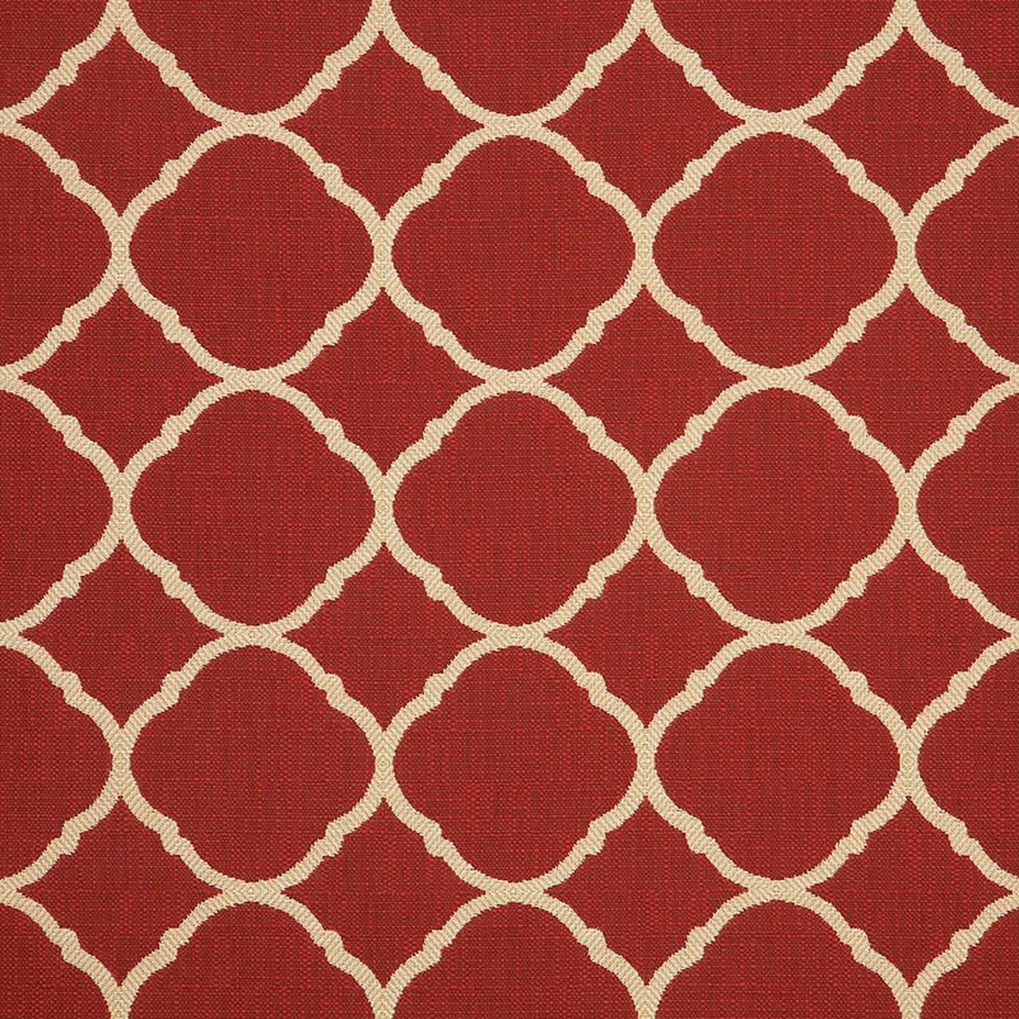 Sunbrella Accord II Crimson Red Geometric Indoor Outdoor Fabric