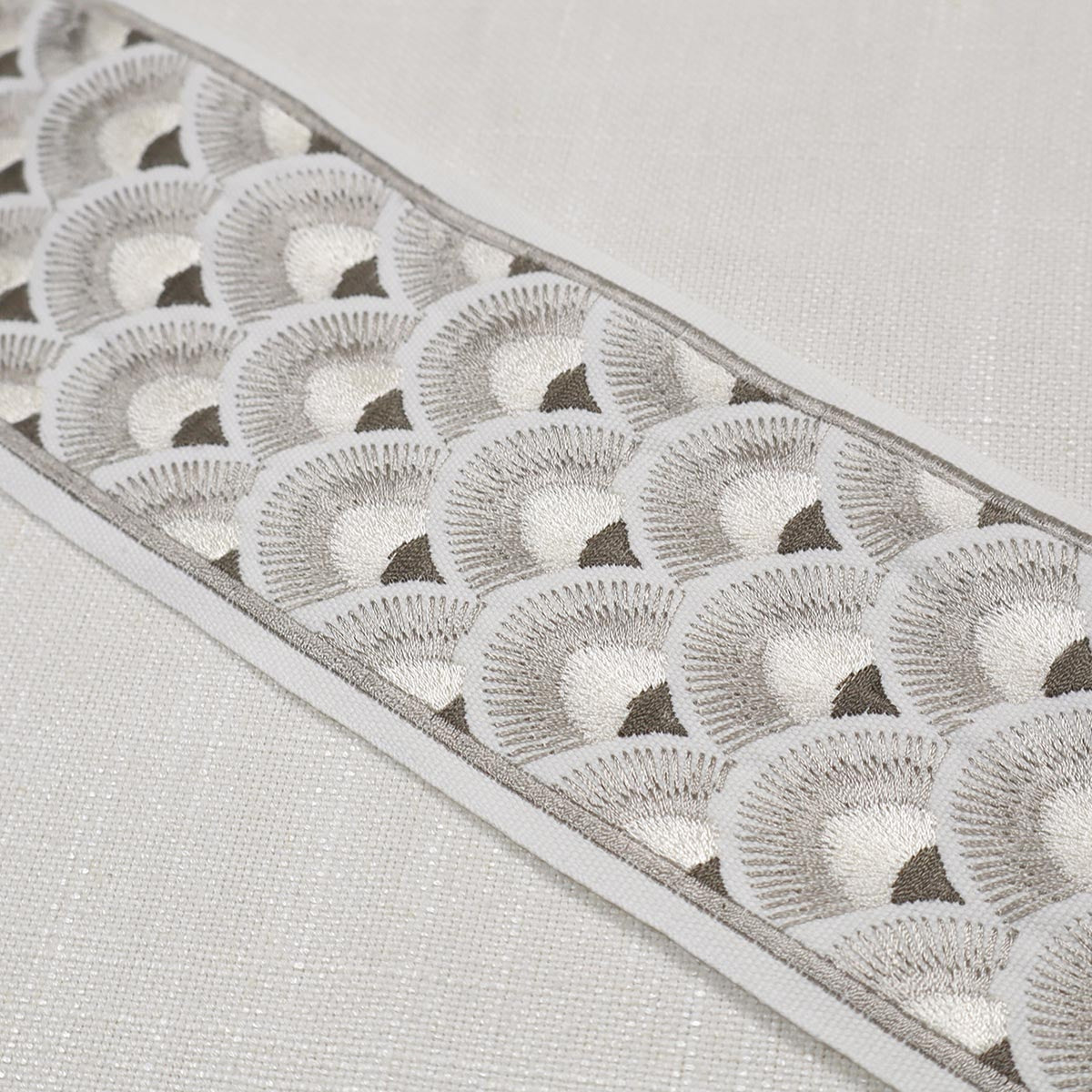 Fanny Emb Tape Nickel - Fabricforhome.com