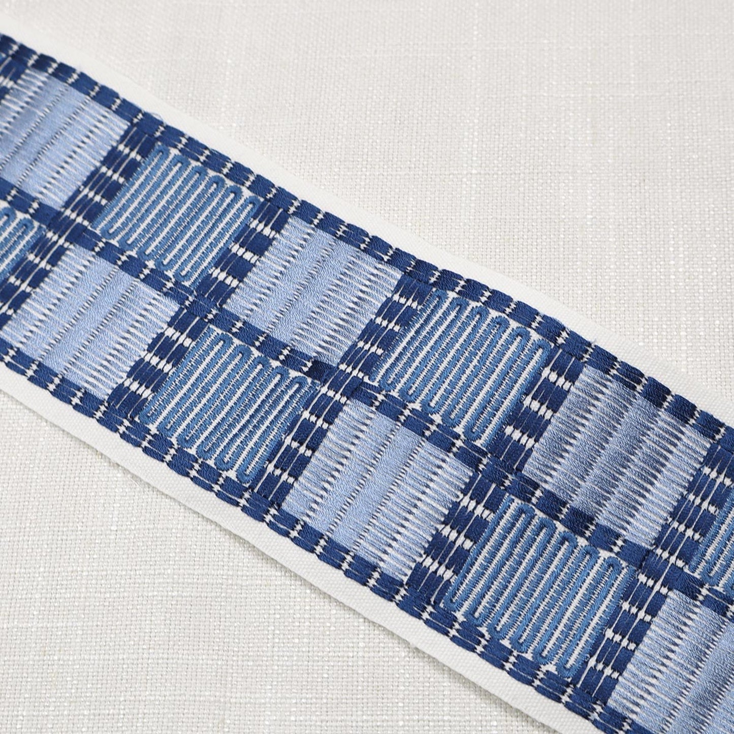 Fenci Emb Tape Blues - Fabricforhome.com