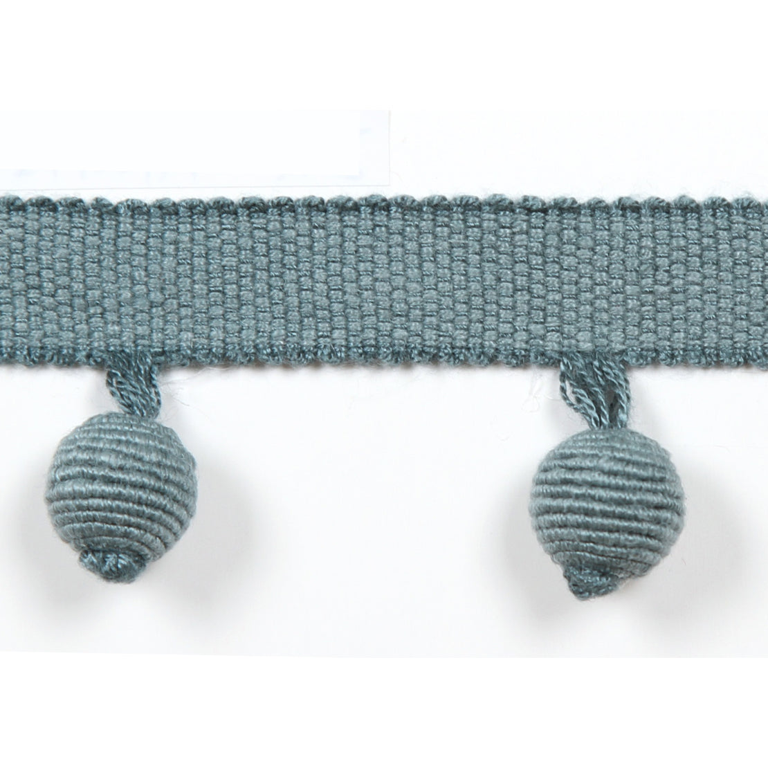 Le Lin Beaded Fringe Dark Green - Fabricforhome.com