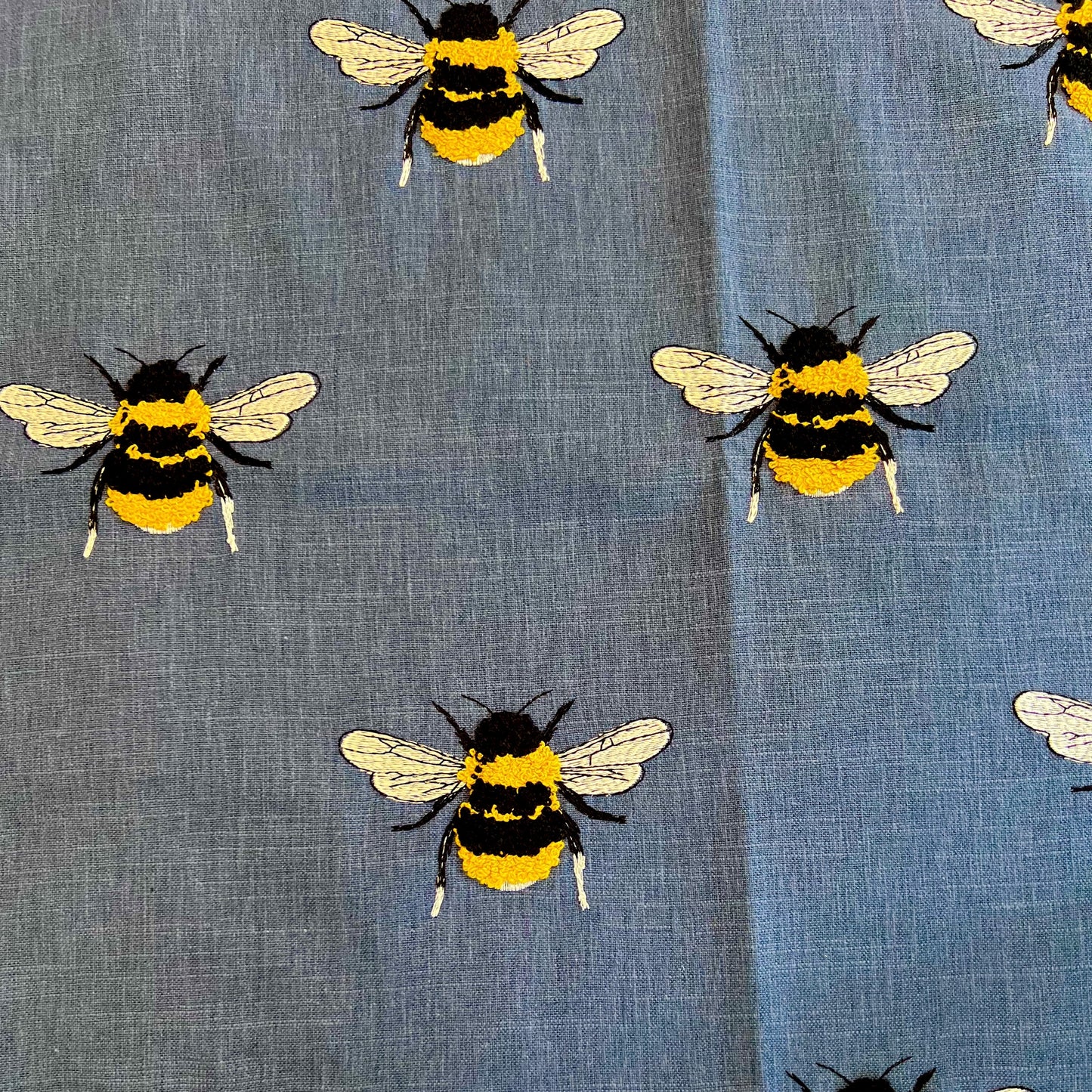 Busy Bee Navy - Fabricforhome.com
