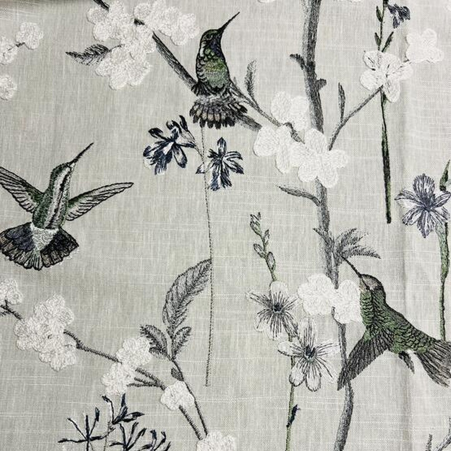 Hummingbird Garden Frost - Fabricforhome.com