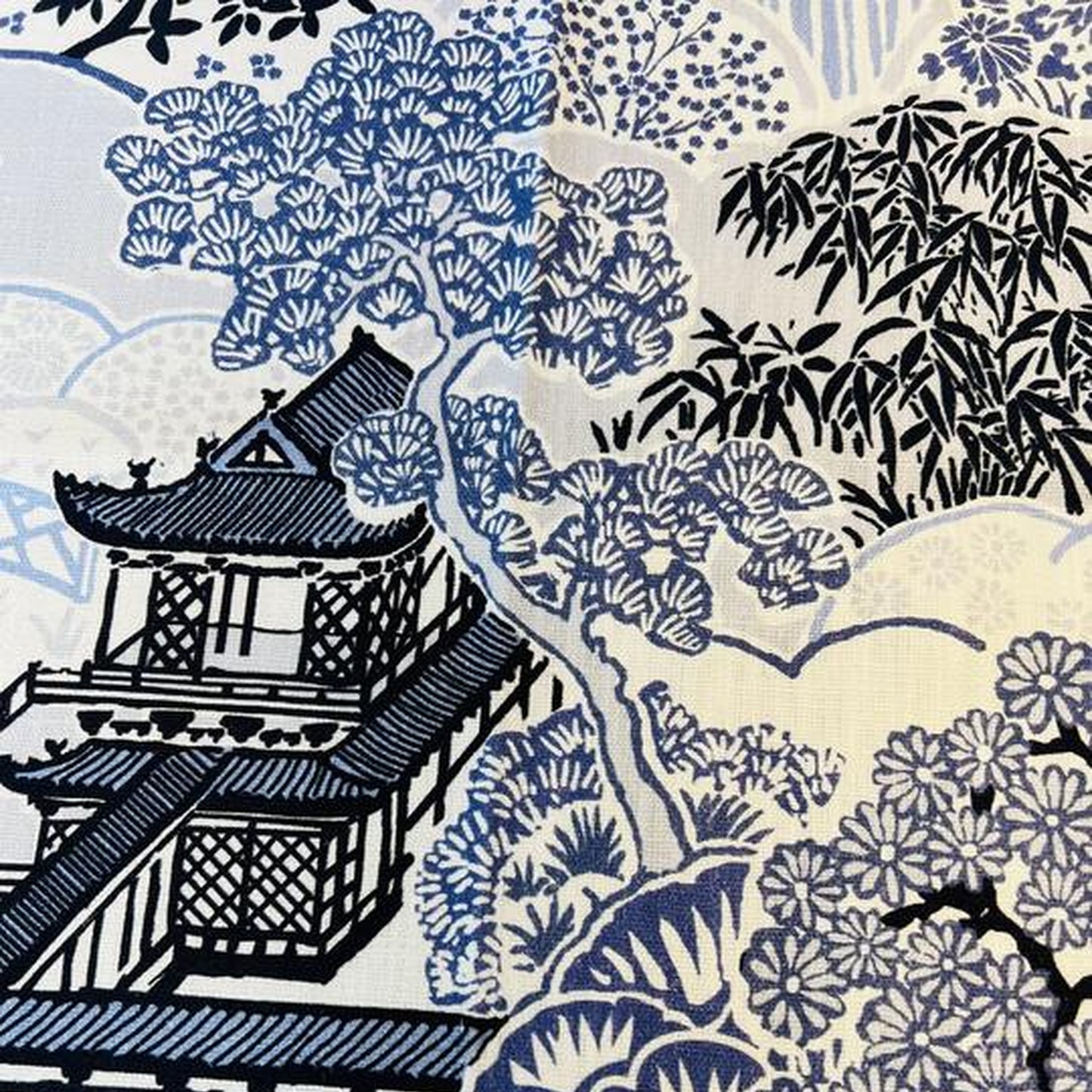 Tea House Briard Ocean Blue - Fabricforhome.com