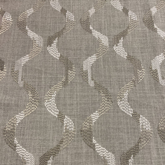 Trellis Ogee Natural - Fabricforhome.com