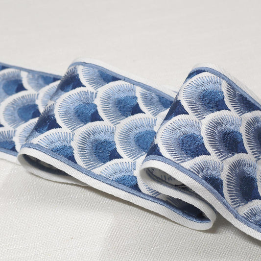 Fanny Emb Tape Blues - Fabricforhome.com