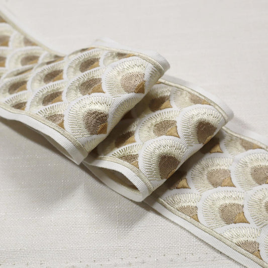 Fanny Emb Tape Quartz - Fabricforhome.com