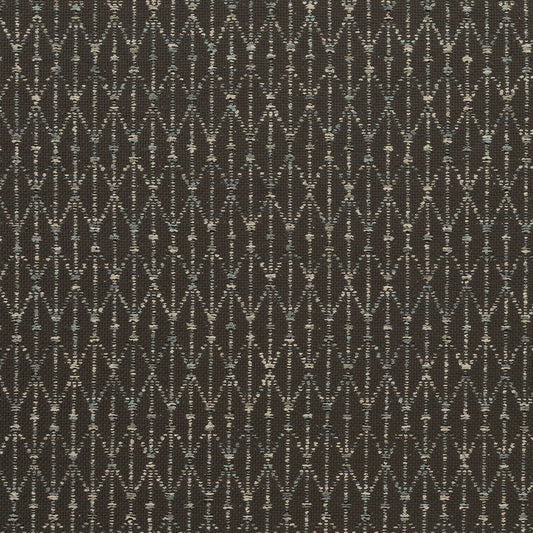 Mitchell Fabrics Ablaze Thunder Black Geometric Fabric