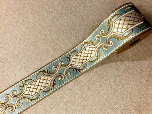 French Embroidered Trim Tape