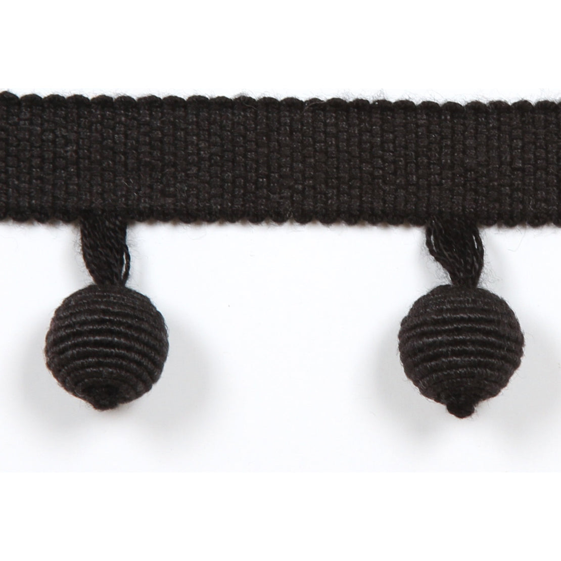 Le Lin Beaded Fringe Black - Fabricforhome.com