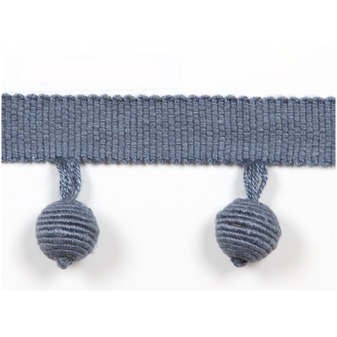 Le Lin Beaded Fringe Blue - Fabricforhome.com
