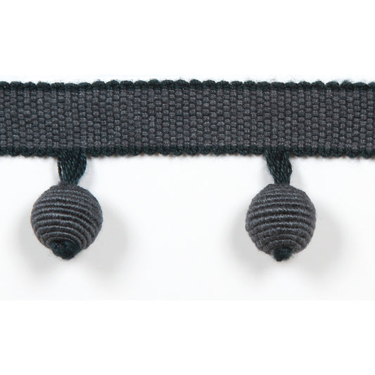 Le Lin Beaded Fringe Blueberry - Fabricforhome.com