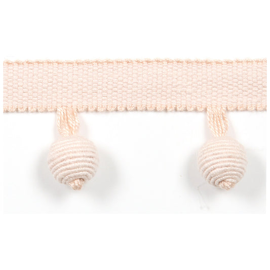 Le Lin Beaded Fringe Blush - Fabricforhome.com