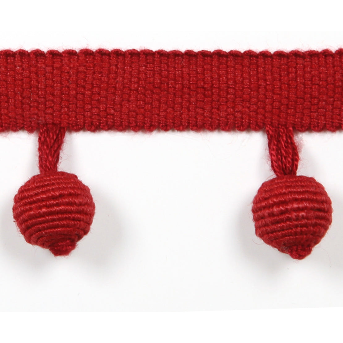 Le Lin Beaded Fringe Rouge - Fabricforhome.com