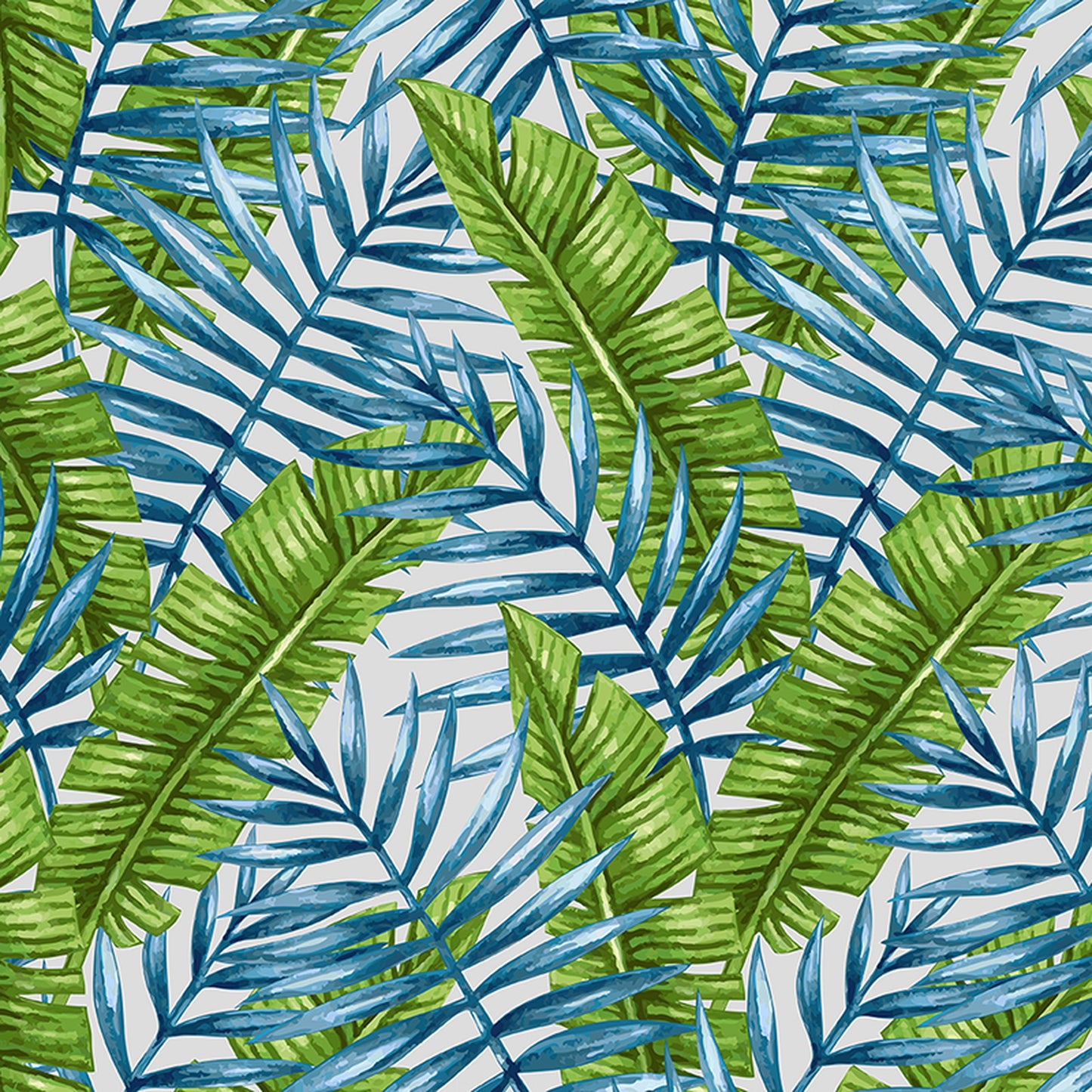 Od-Leaves Aqua - Fabricforhome.com