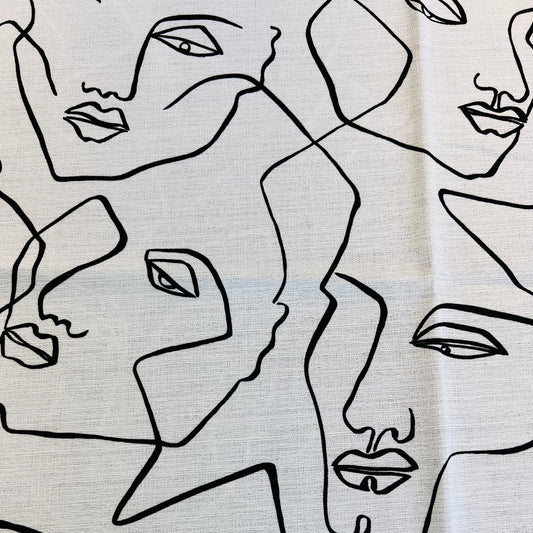 Lets Face It Blanc - Fabricforhome.com