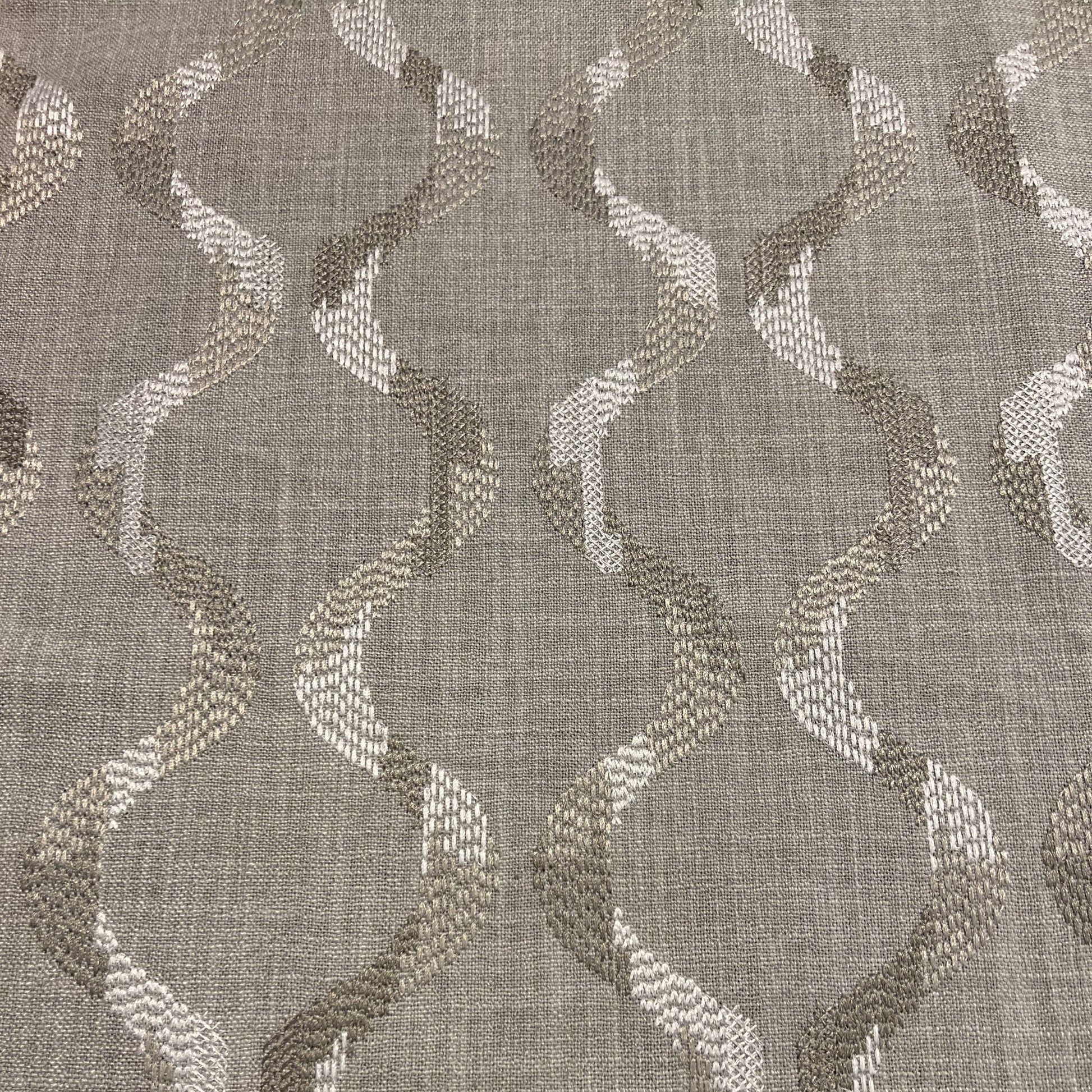 Trellis Ogee Natural - Fabricforhome.com