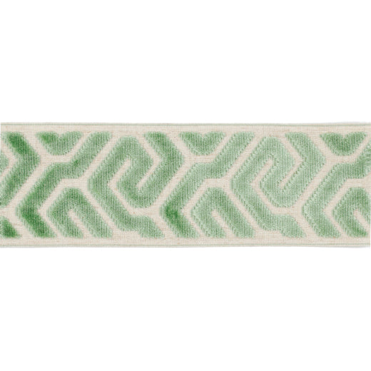 Europatex Agos Caribbean Aqua Blue Greek Key Tape Trim