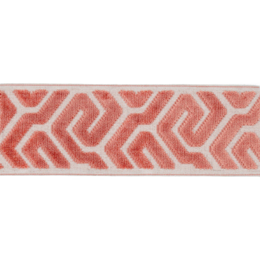 Europatex Agos Flamingo Pink Greek Key Decorative Tape Trim