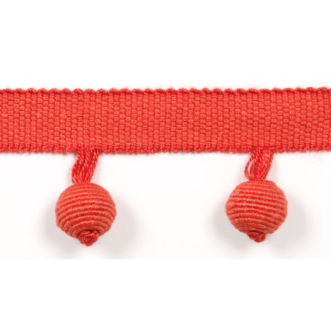 Le Lin Beaded Fringe Cark Coral - Fabricforhome.com - Your Online Destination for Drapery and Upholstery Fabric